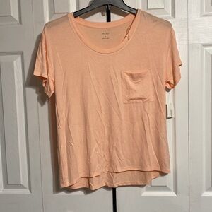 Alfani intimates tropical peach oversized soft knit sleep shirt NWT size SMALL
